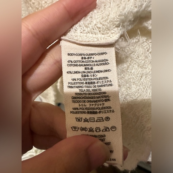 Free people Love All Hoodie in Ivory Combo. Size S. - Picture 15 of 15